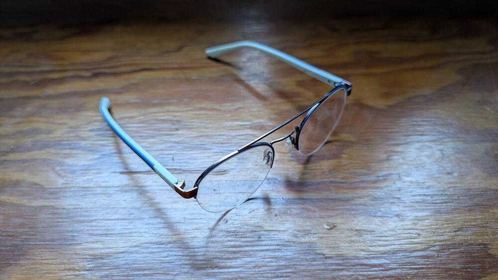 Cole Haan Grand.OS CH5038 Navy Half Rim Eyeglasses Frames 49 20 135